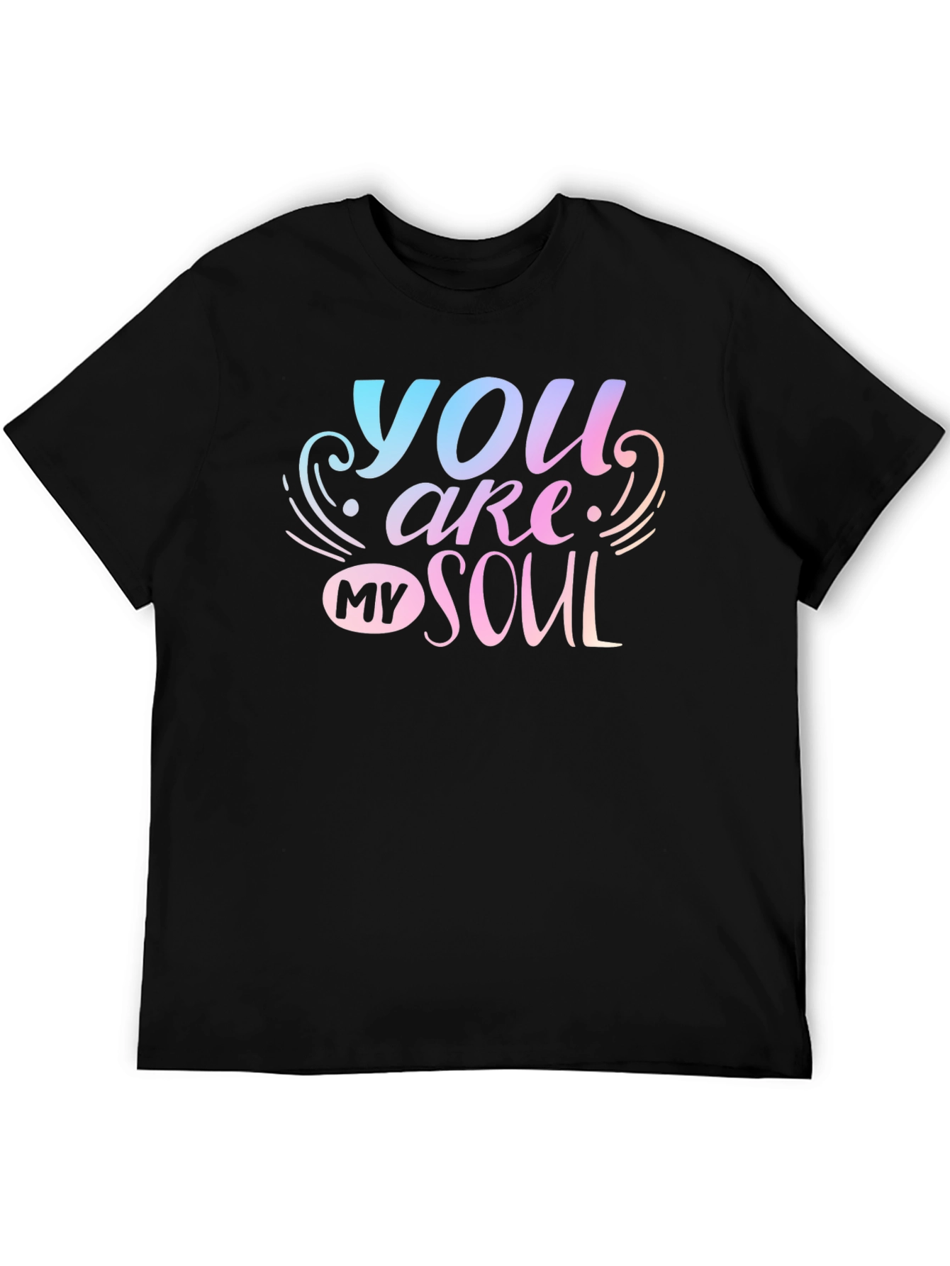 You Are My Soul Graphic Tee - Black