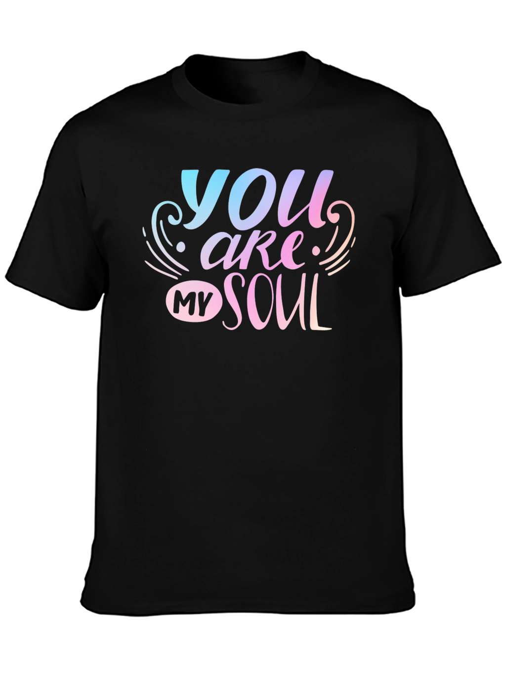 You Are My Soul Graphic Tee - Black