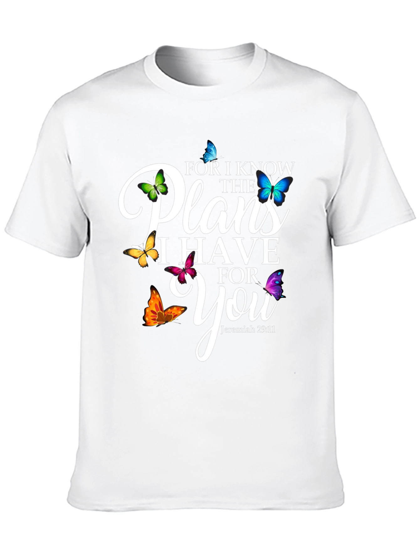 Faith-Inspired Butterfly Plans T-Shirt