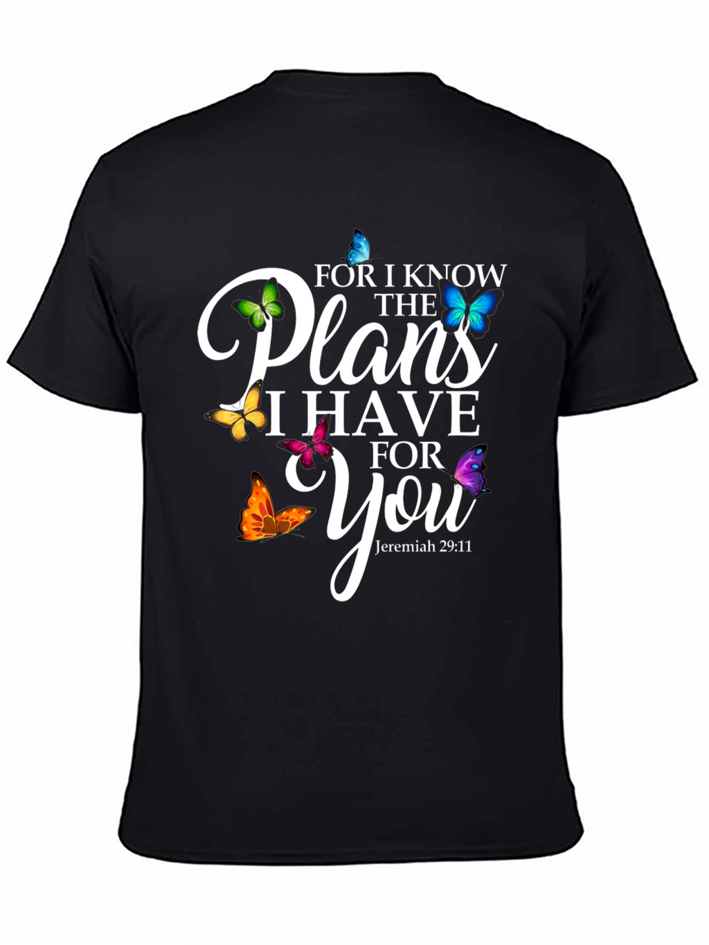 Faith-Inspired Butterfly Plans T-Shirt