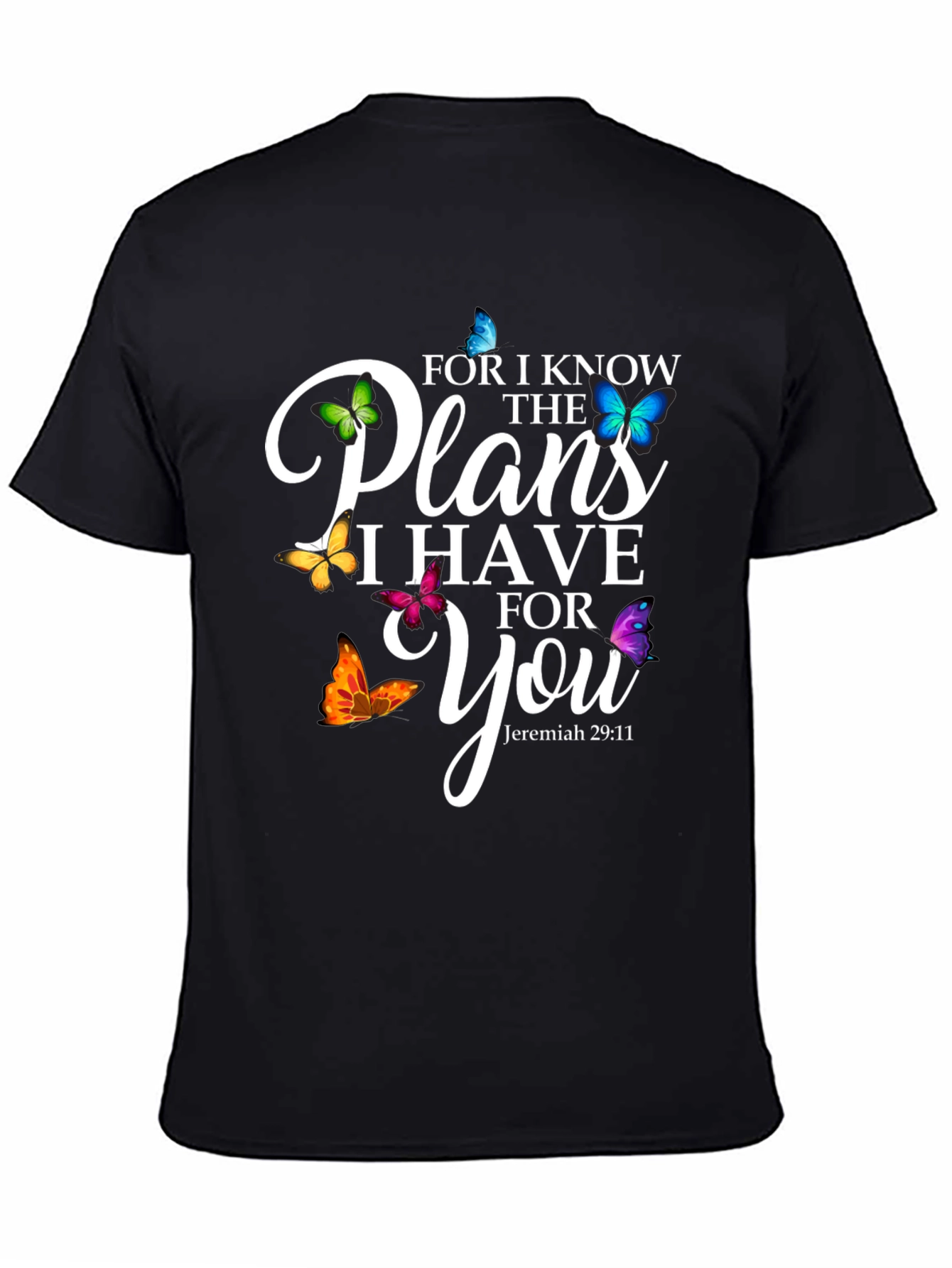 Faith-Inspired Butterfly Plans T-Shirt