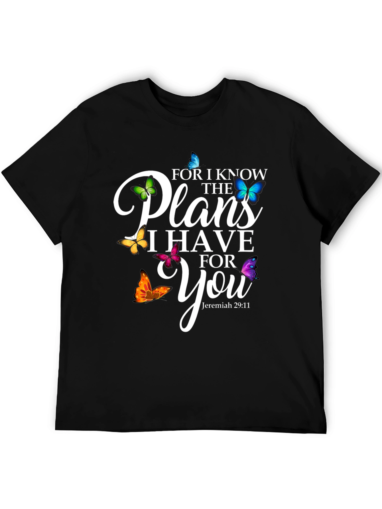Faith-Inspired Butterfly Plans T-Shirt