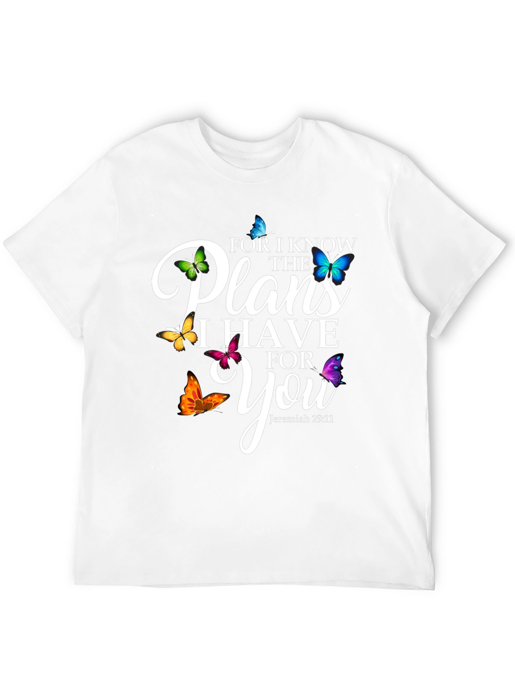 Faith-Inspired Butterfly Plans T-Shirt