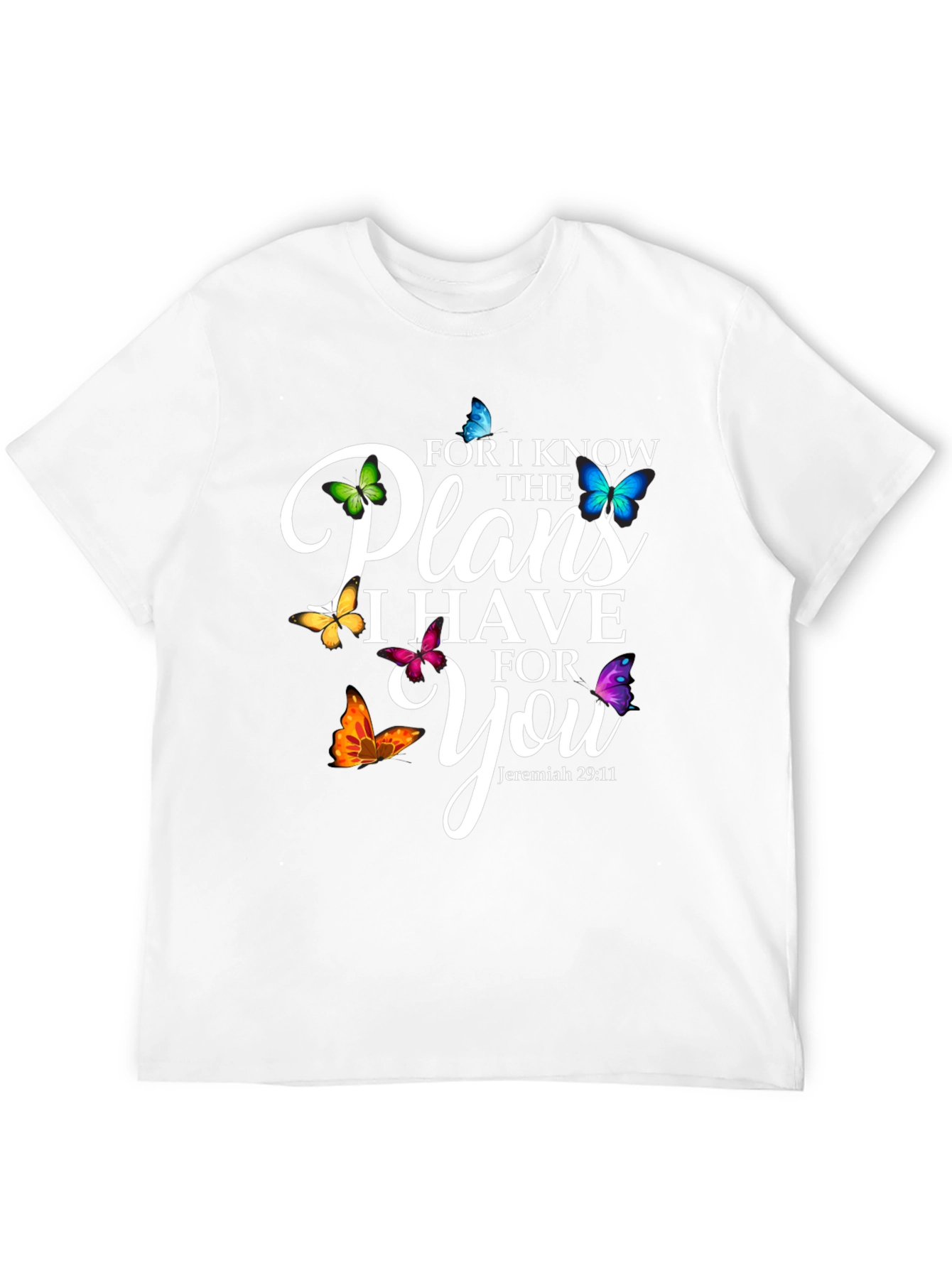Faith-Inspired Butterfly Plans T-Shirt