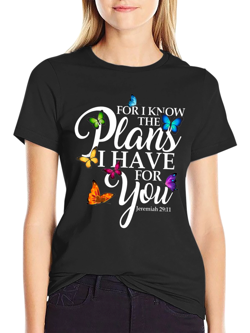 Faith-Inspired Butterfly Plans T-Shirt