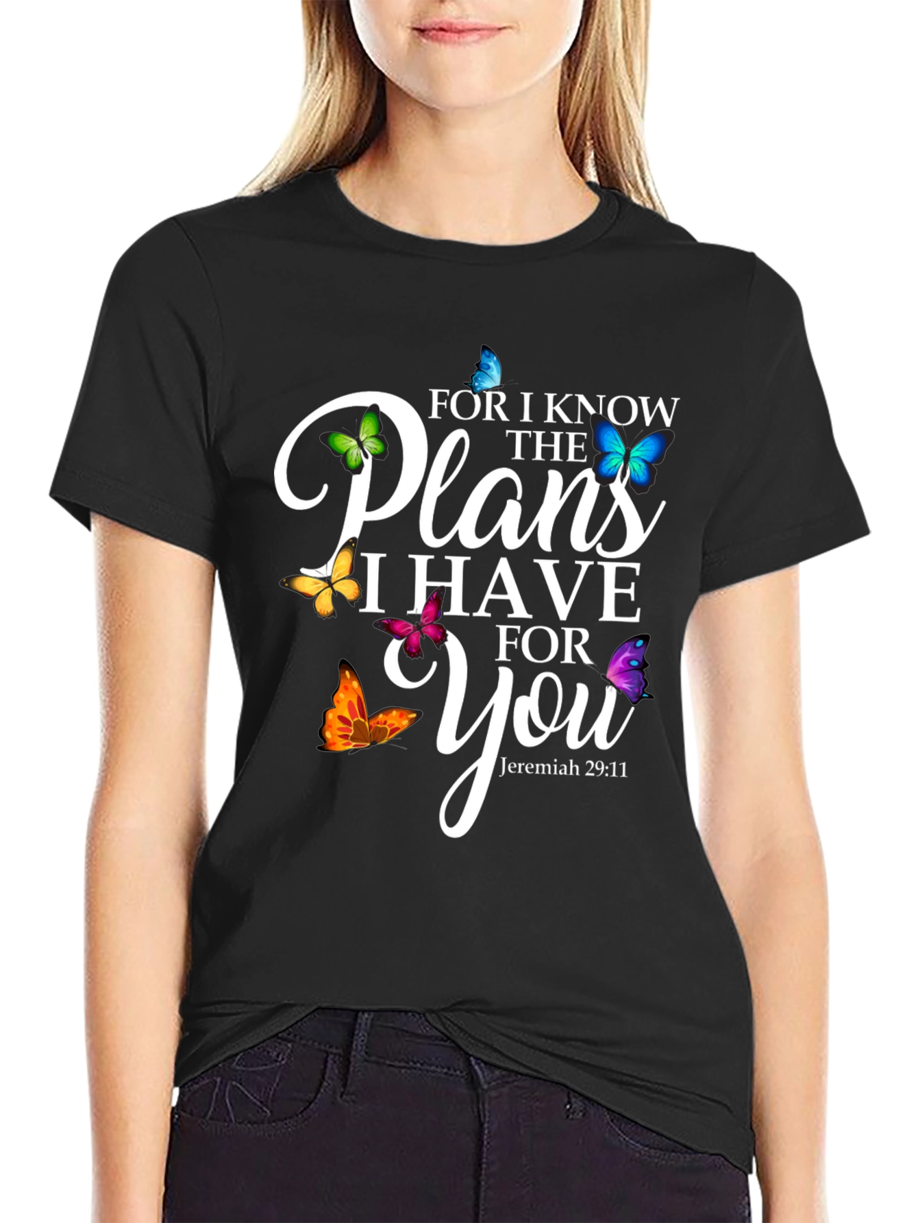 Faith-Inspired Butterfly Plans T-Shirt