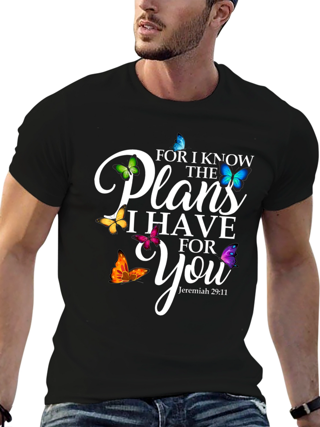 Faith-Inspired Butterfly Plans T-Shirt