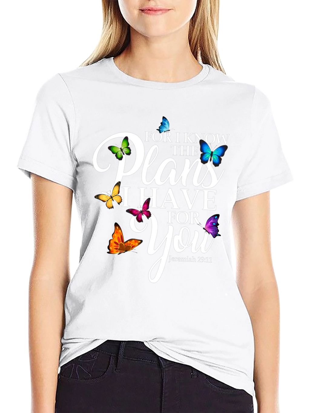 Faith-Inspired Butterfly Plans T-Shirt