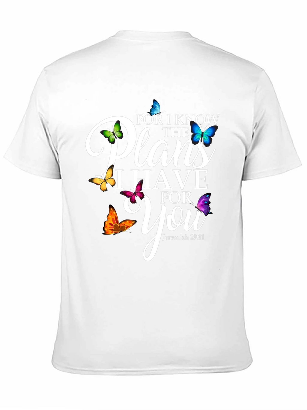 Faith-Inspired Butterfly Plans T-Shirt