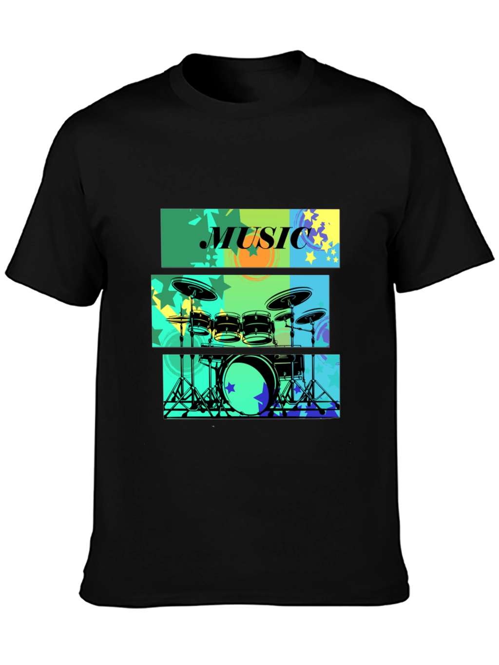 Music Drums T-Shirt - Stylish Graphic Tee