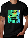 Music Drums T-Shirt - Stylish Graphic Tee