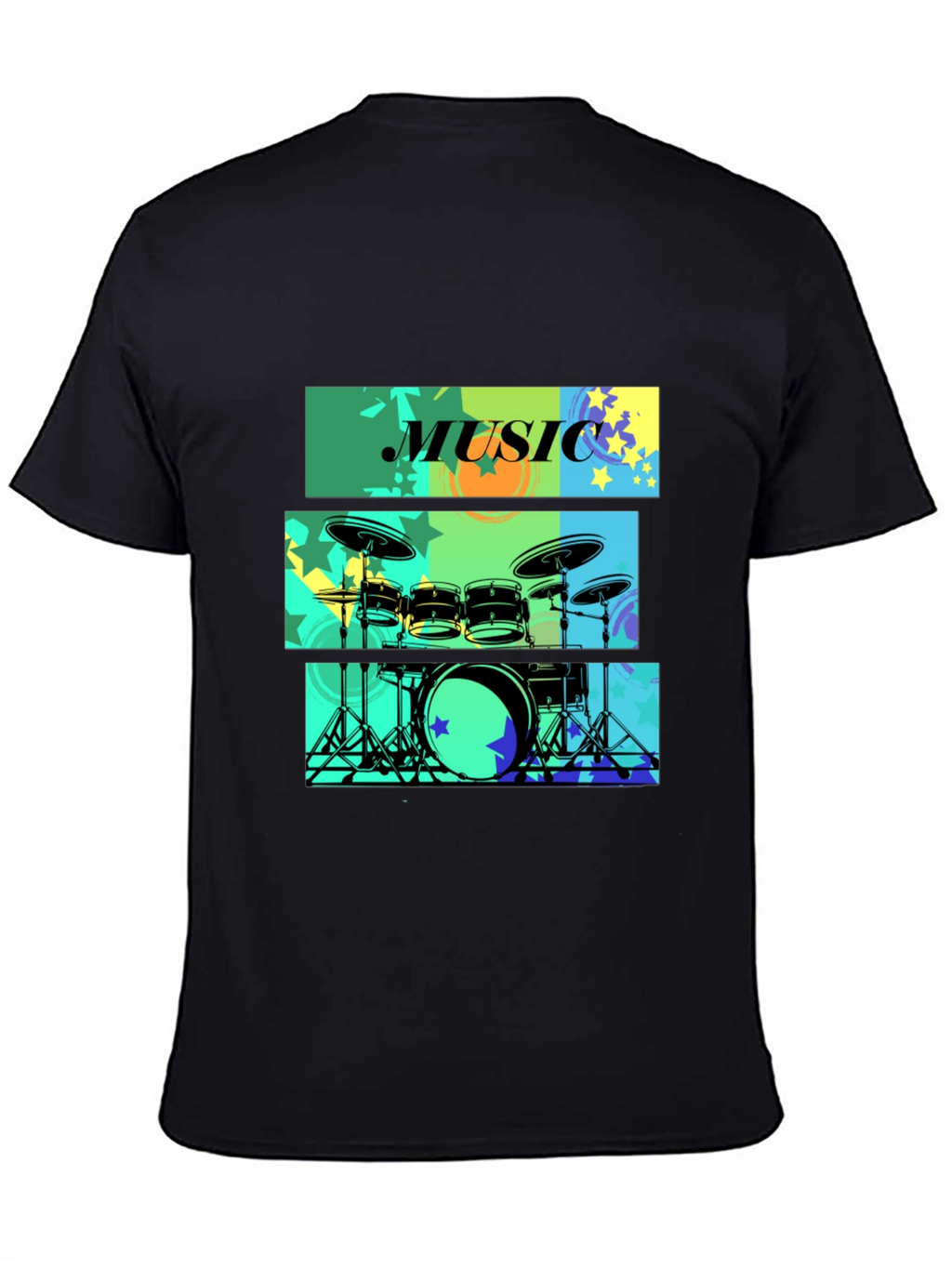 Music Drums T-Shirt - Stylish Graphic Tee