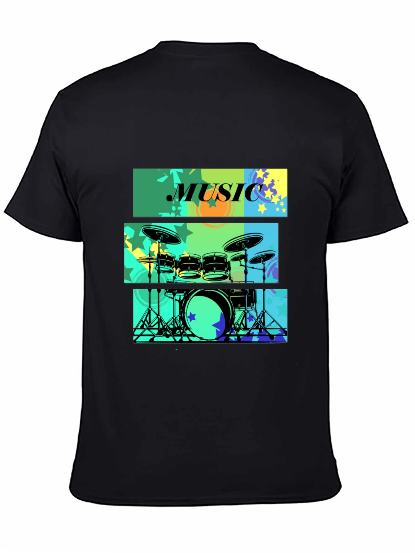 Music Drums T-Shirt - Stylish Graphic Tee