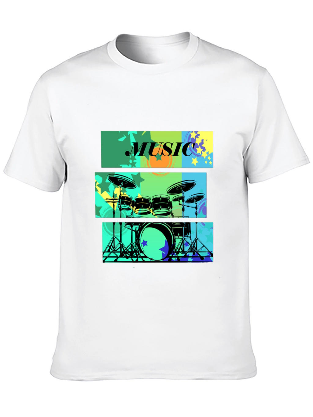 Music Drums T-Shirt - Stylish Graphic Tee