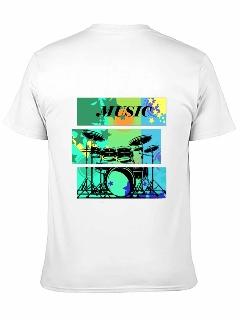 Music Drums T-Shirt - Stylish Graphic Tee