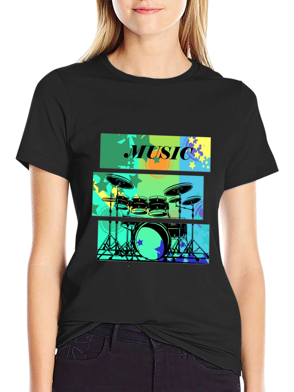 Music Drums T-Shirt - Stylish Graphic Tee