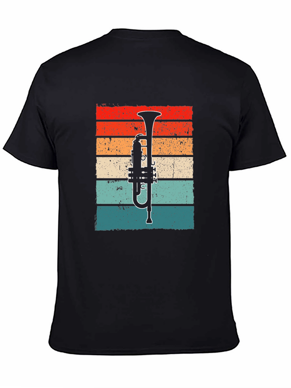 Retro Trumpet Graphic Tee - Music Lover T-Shirt