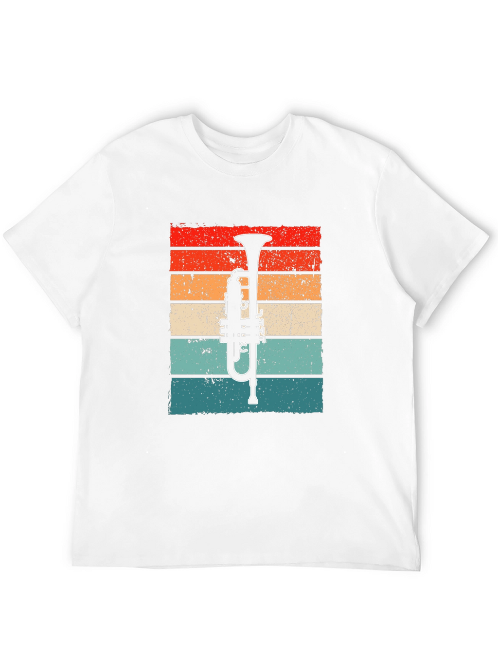 Retro Trumpet Graphic Tee - Music Lover T-Shirt