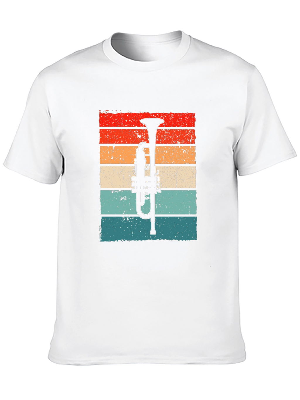 Retro Trumpet Graphic Tee - Music Lover T-Shirt