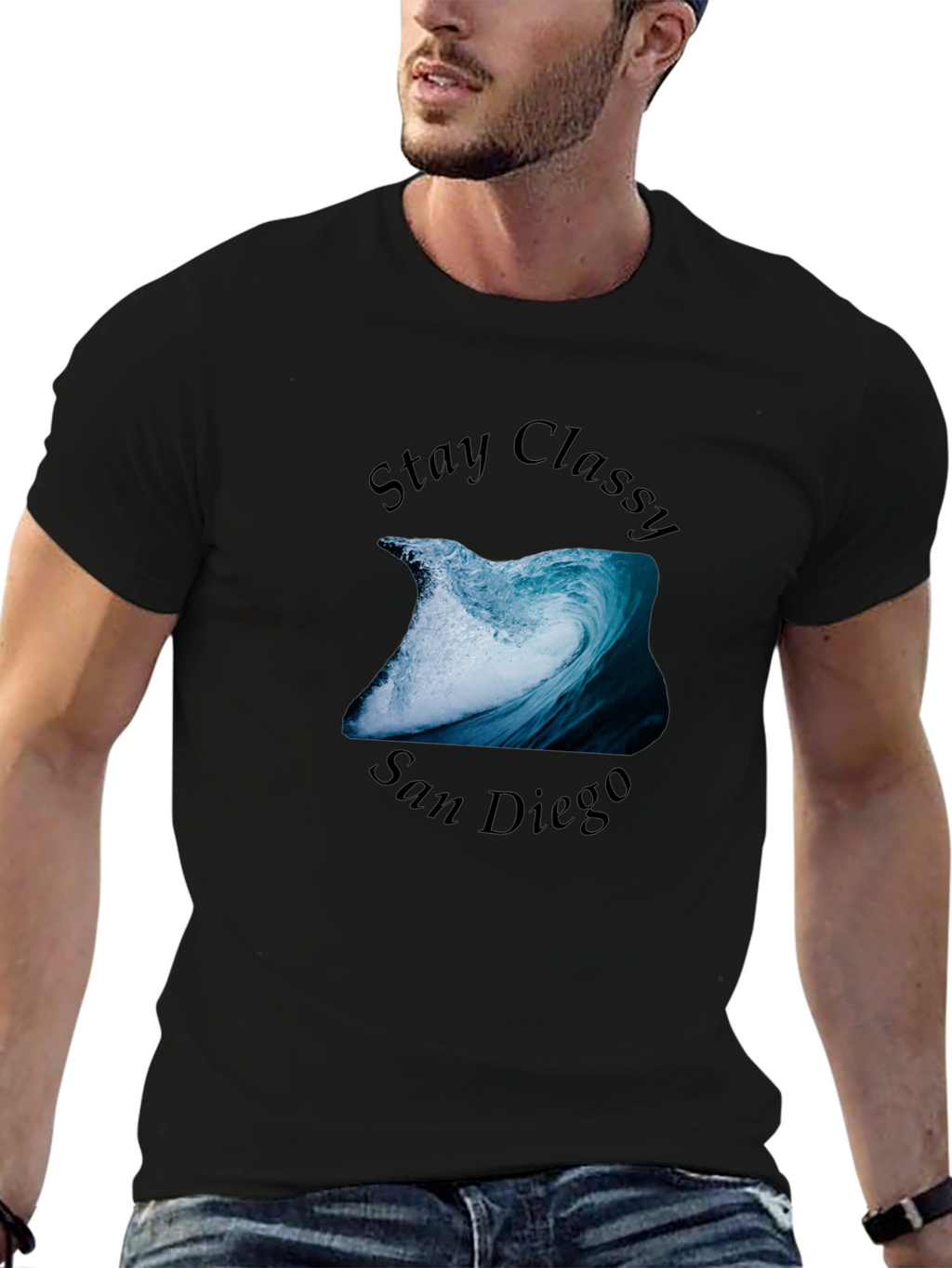 Stay Classy San Diego Wave Graphic Tee
