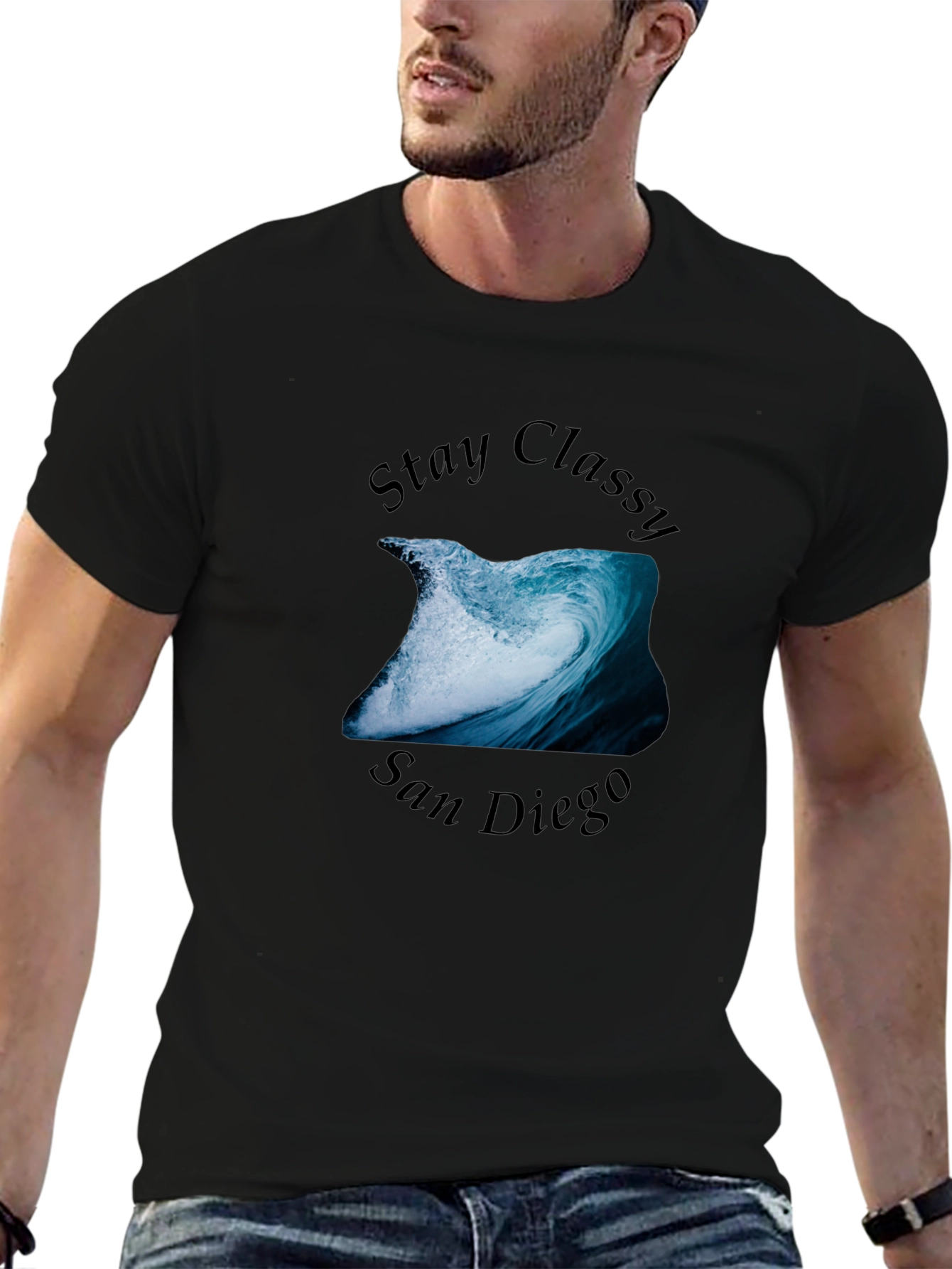 Stay Classy San Diego Wave Graphic Tee