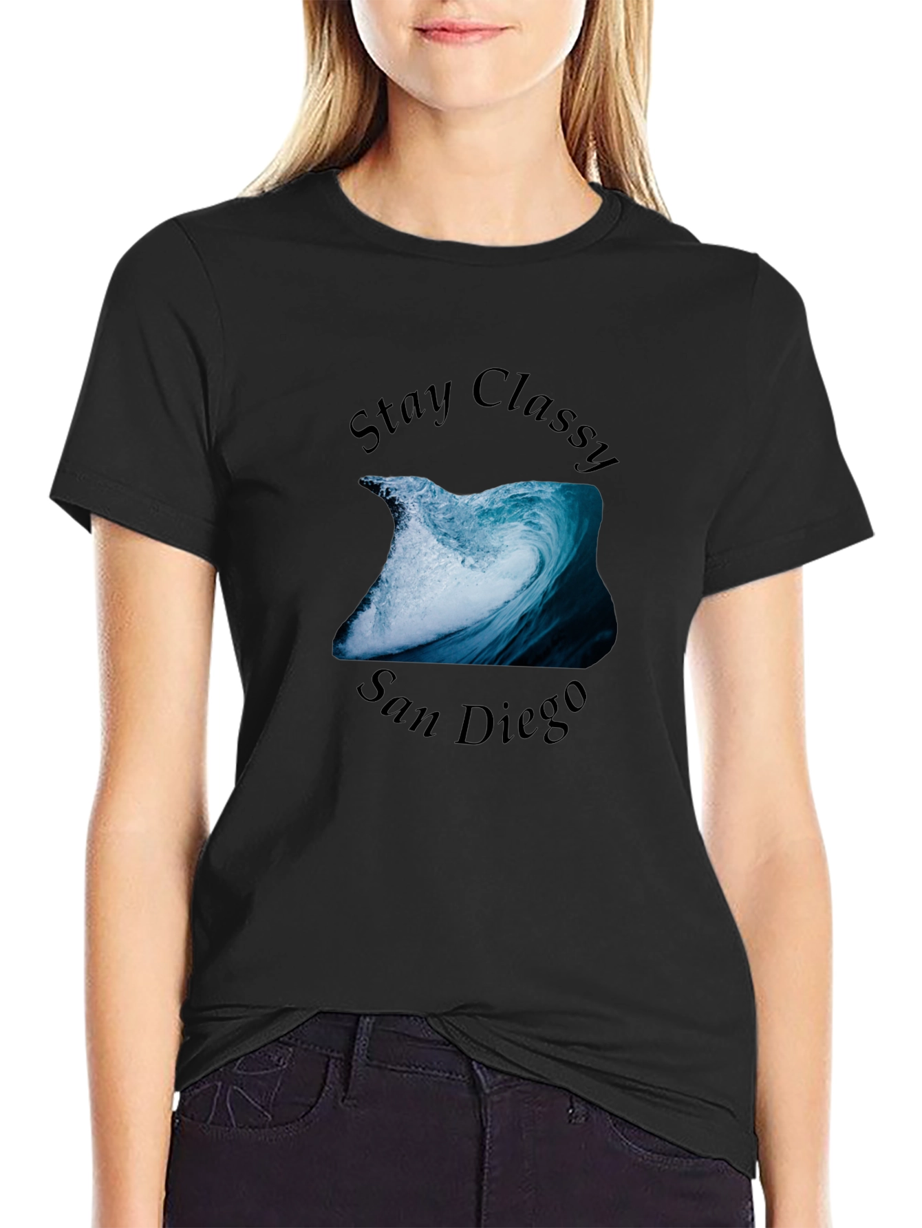 Stay Classy San Diego Wave Graphic Tee