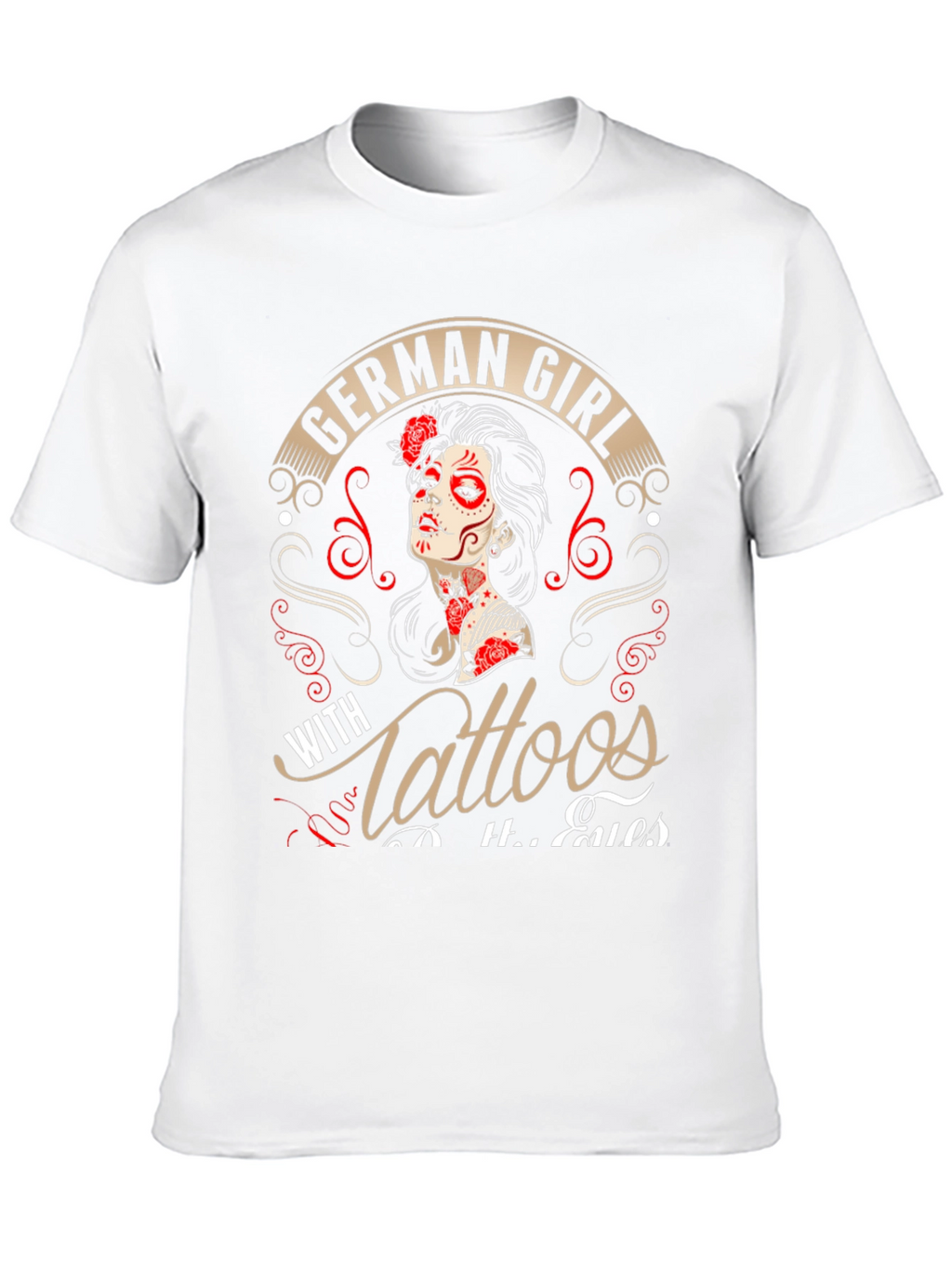 German Girl With Tattoos T-Shirt