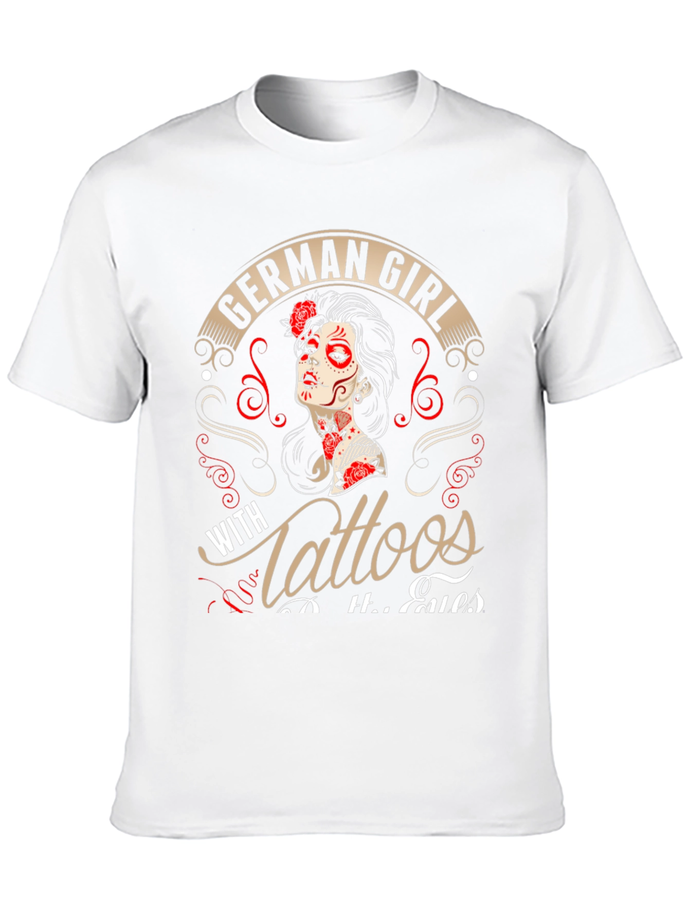 German Girl With Tattoos T-Shirt