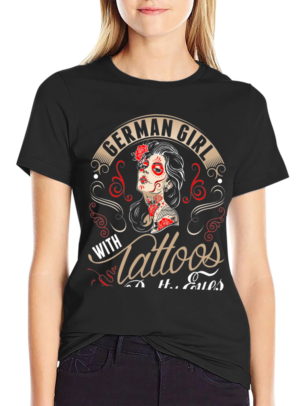 German Girl With Tattoos T-Shirt