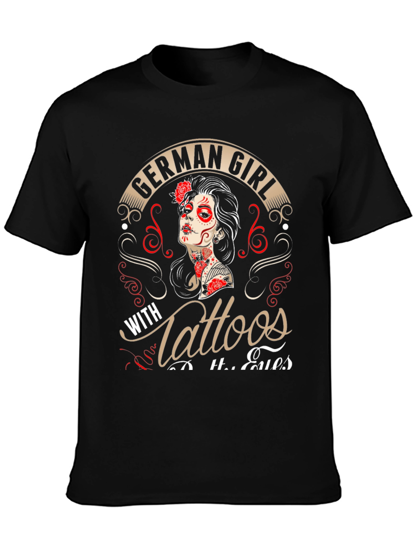 German Girl With Tattoos T-Shirt