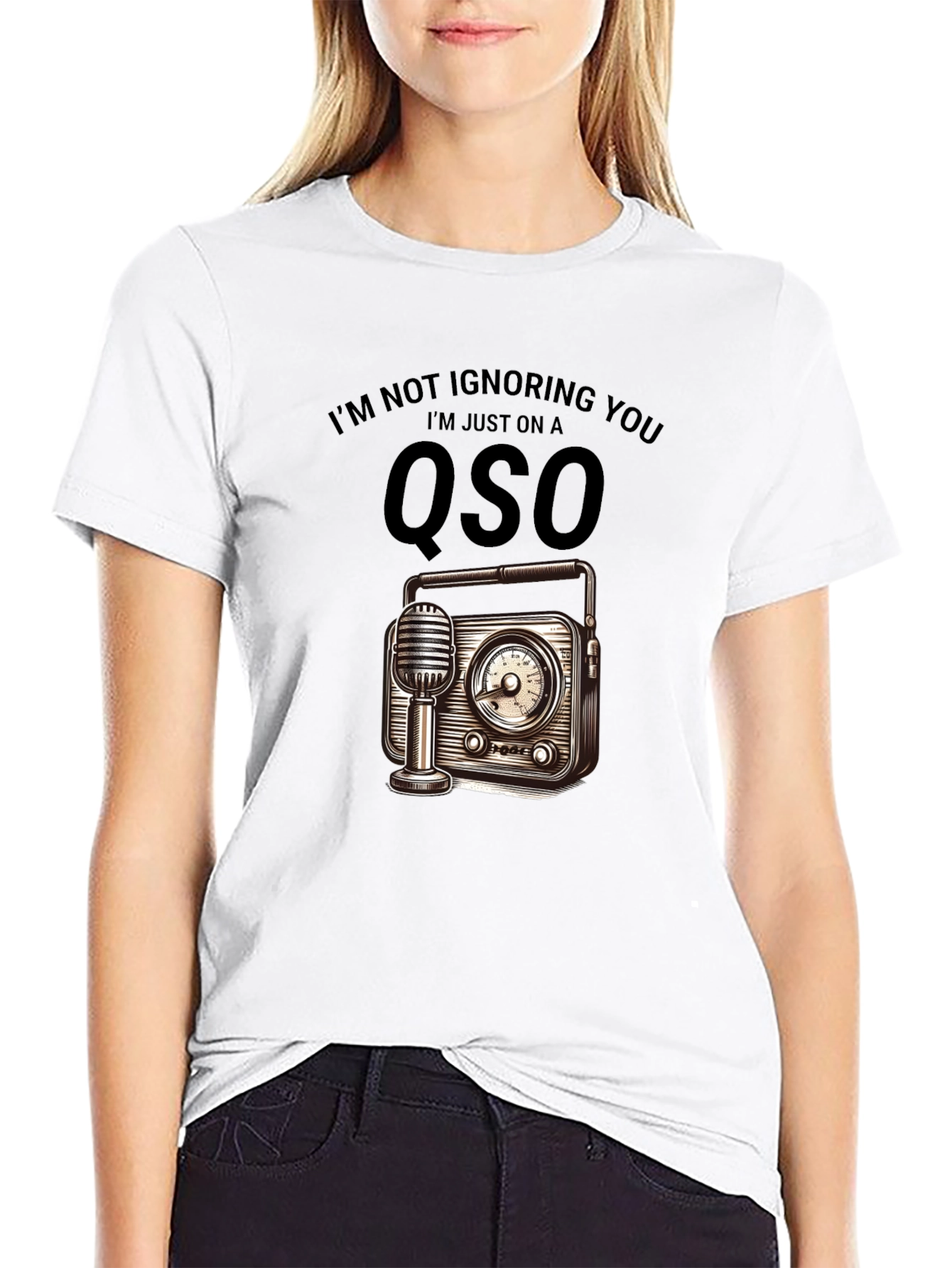 Ham Radio QSO T-Shirt - Im Not Ignoring You