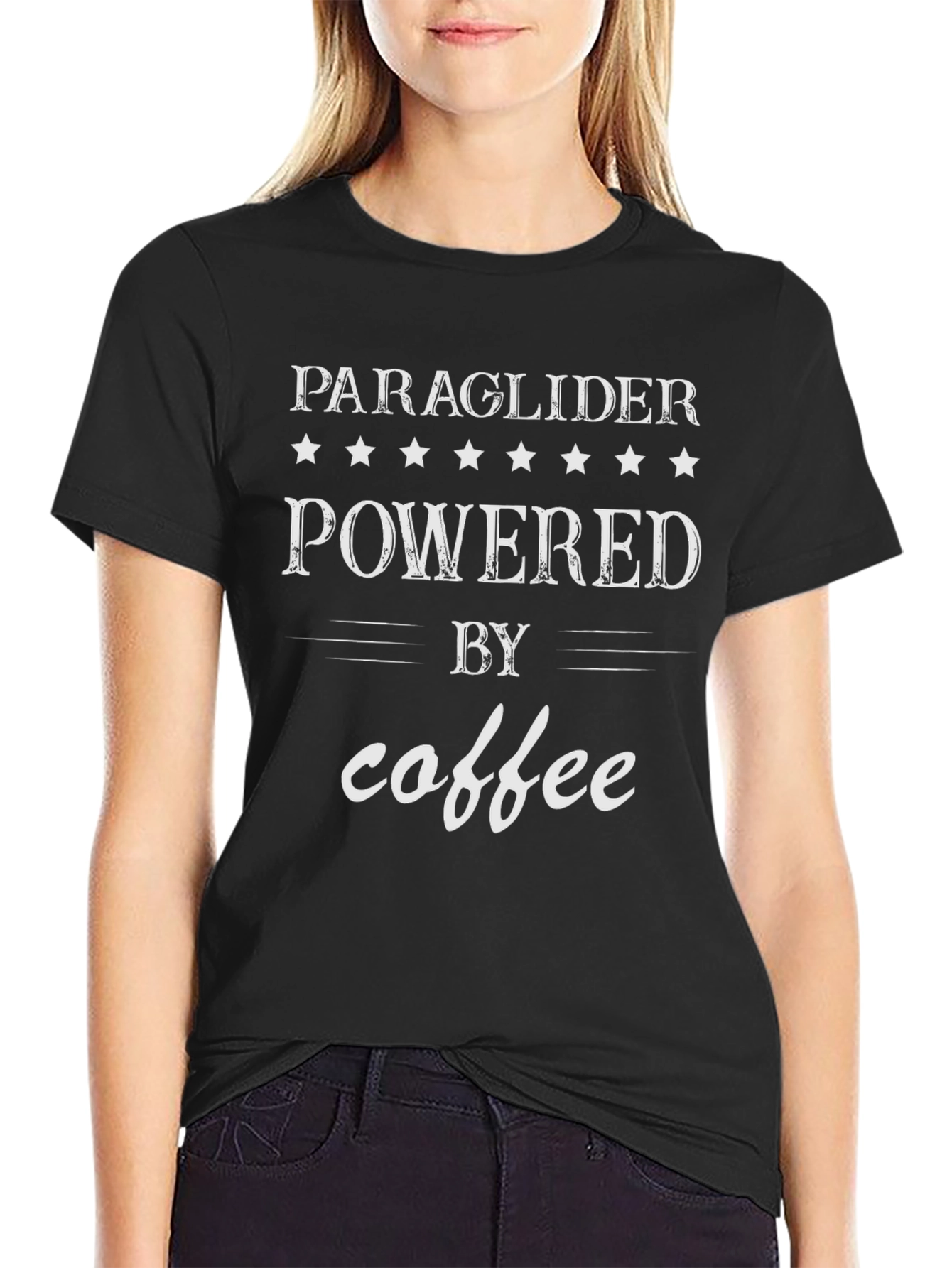Paraglider Powered By Coffee T-Shirt