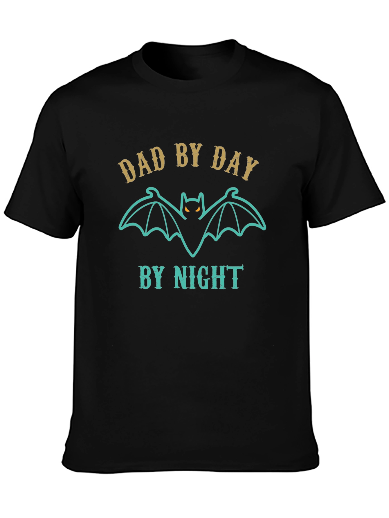 Dad By Day Bat By Night Graphic Tee