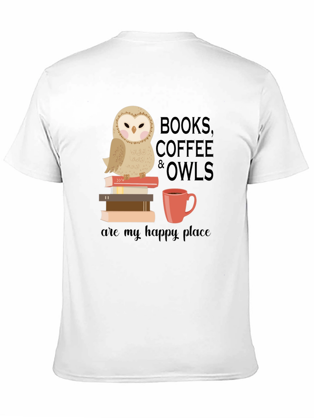 Books Coffee & Owls T-Shirt