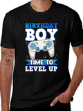 Birthday Boy Gamer T-Shirt - Level Up Time!