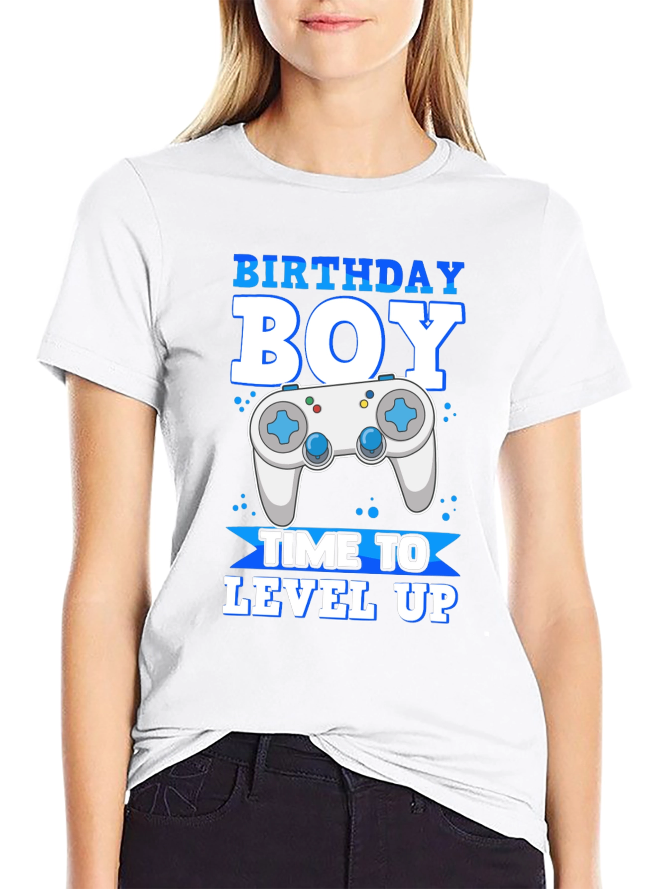 Birthday Boy Gamer T-Shirt - Level Up Time!