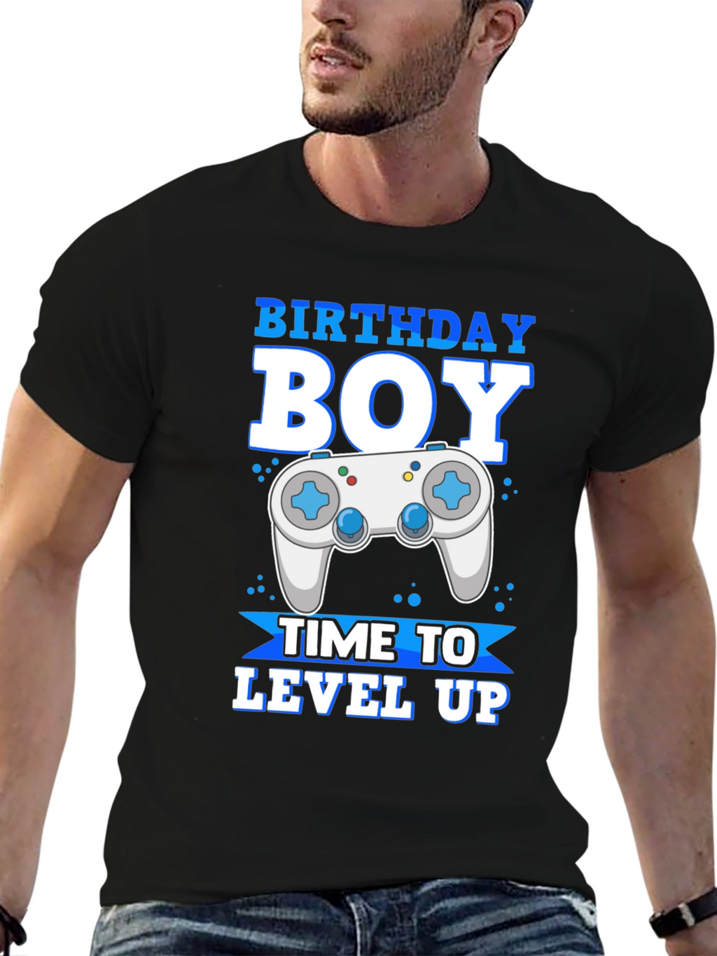 Birthday Boy Gamer T-Shirt - Level Up Time!