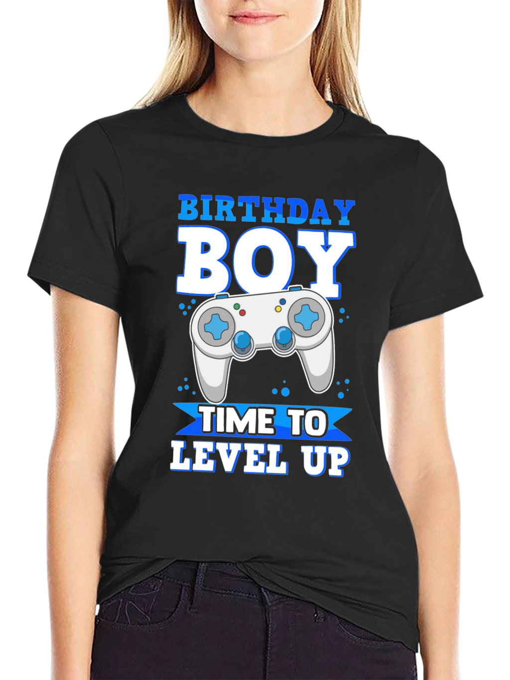Birthday Boy Gamer T-Shirt - Level Up Time!