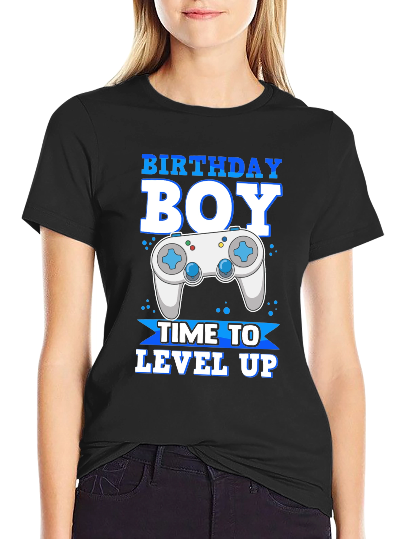 Birthday Boy Gamer T-Shirt - Level Up Time!