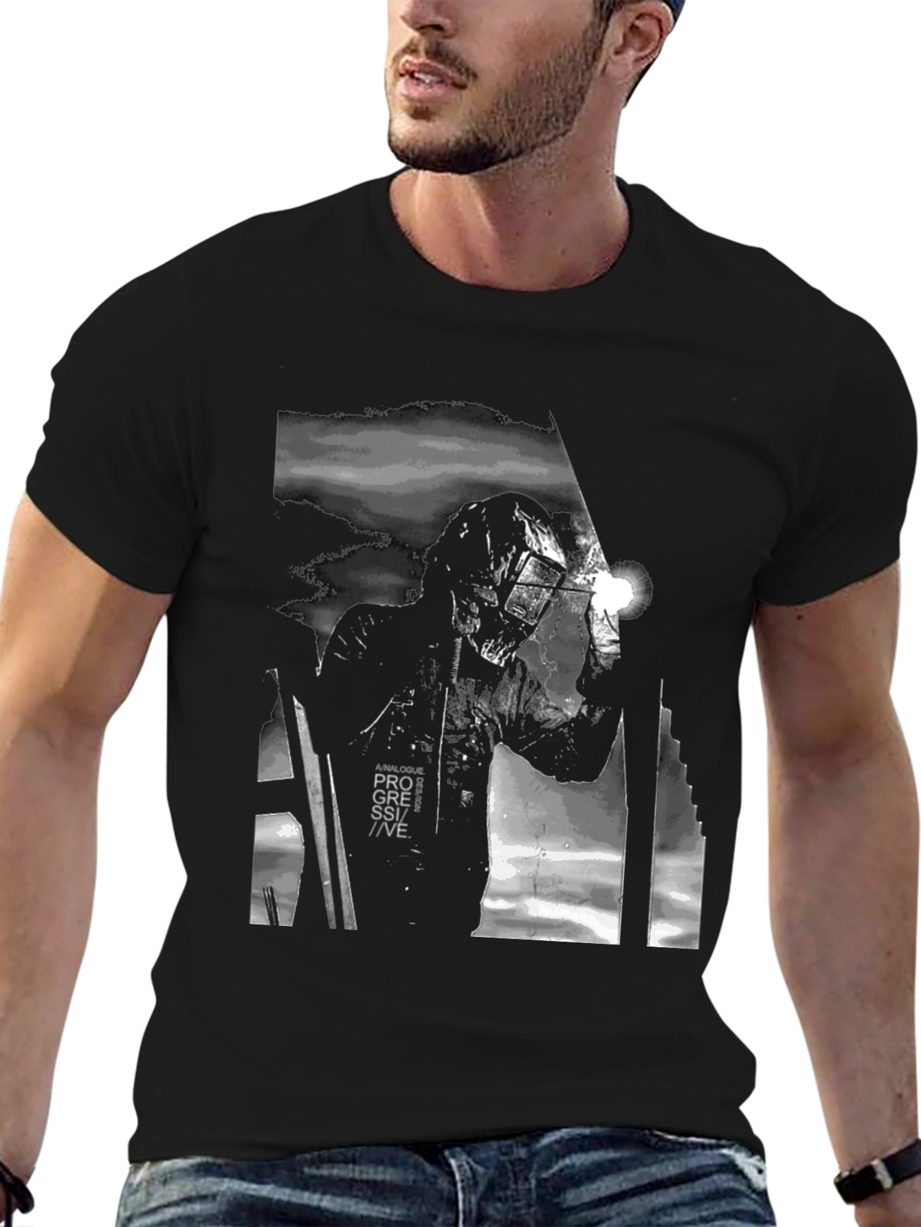 Progressive Music Fan T-Shirt - Black