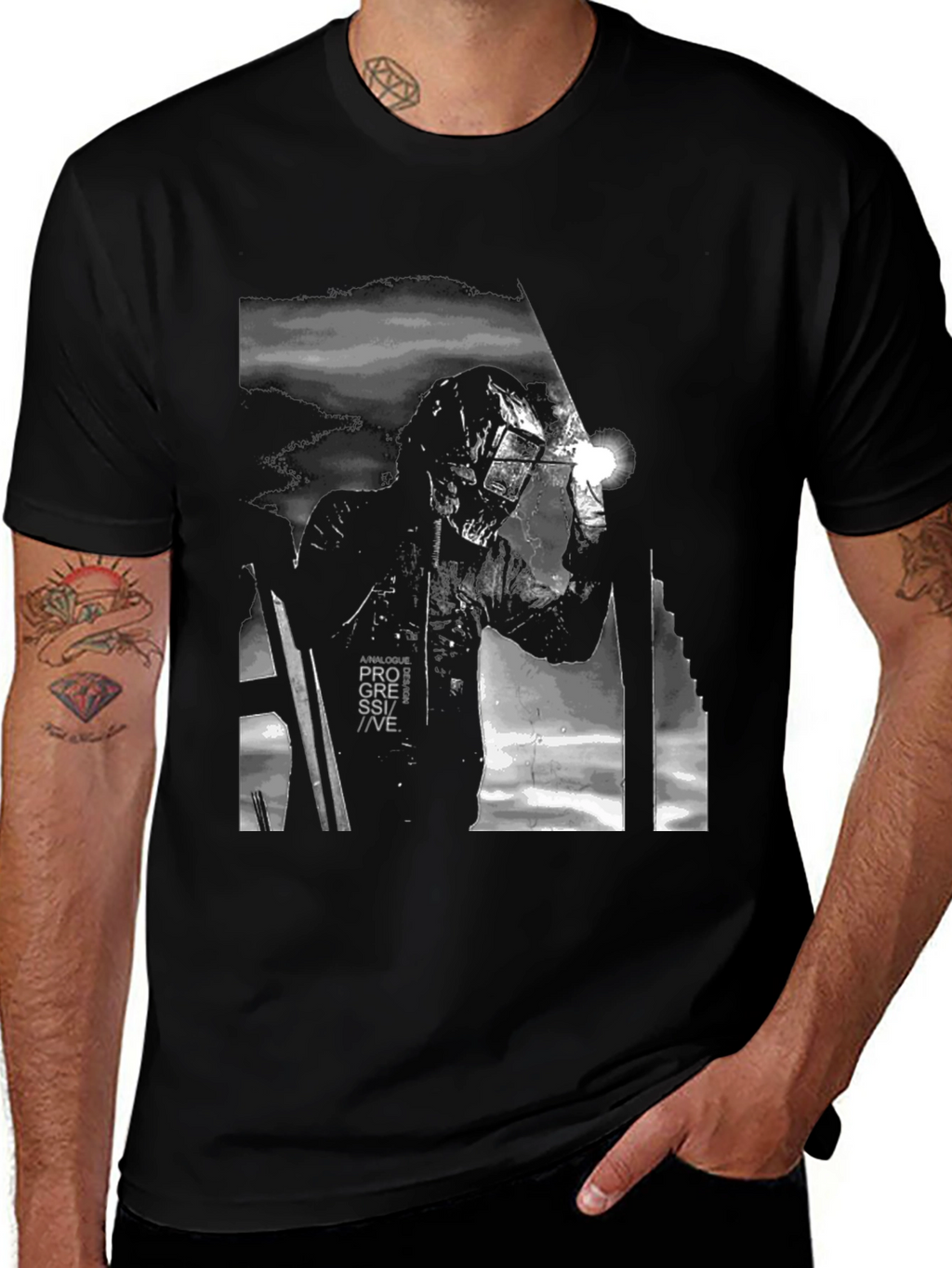 Progressive Music Fan T-Shirt - Black