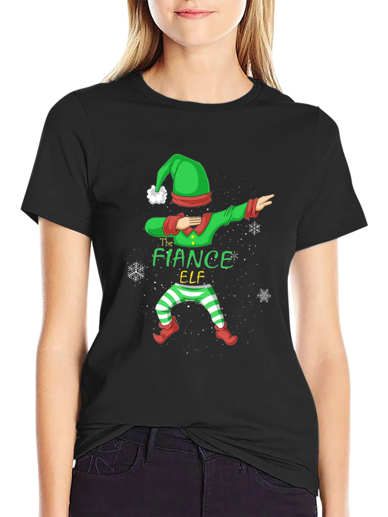 The Fiance Elf Christmas T-Shirt