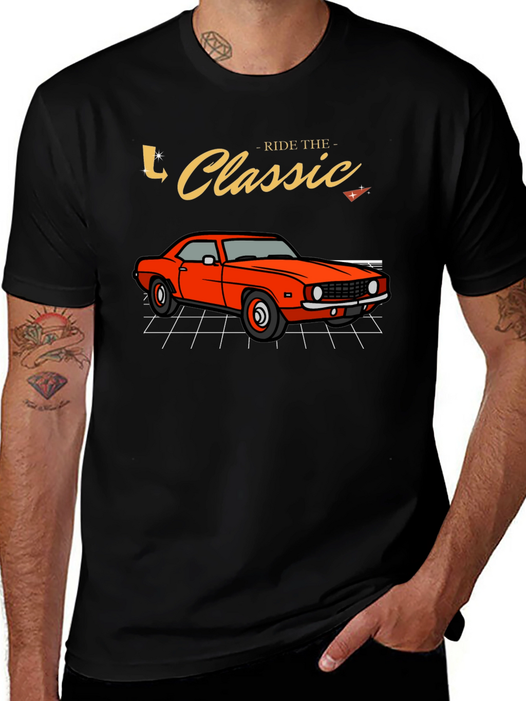 Ride the Classic Car T-Shirt - Retro Style