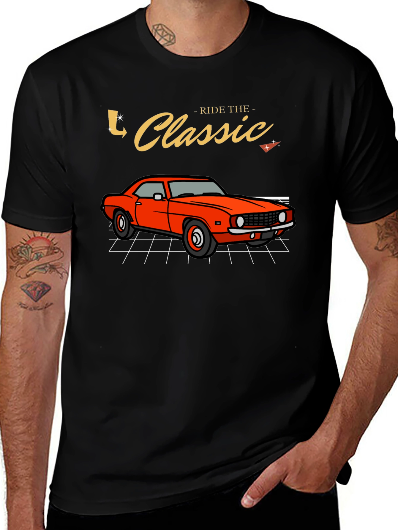 Ride the Classic Car T-Shirt - Retro Style