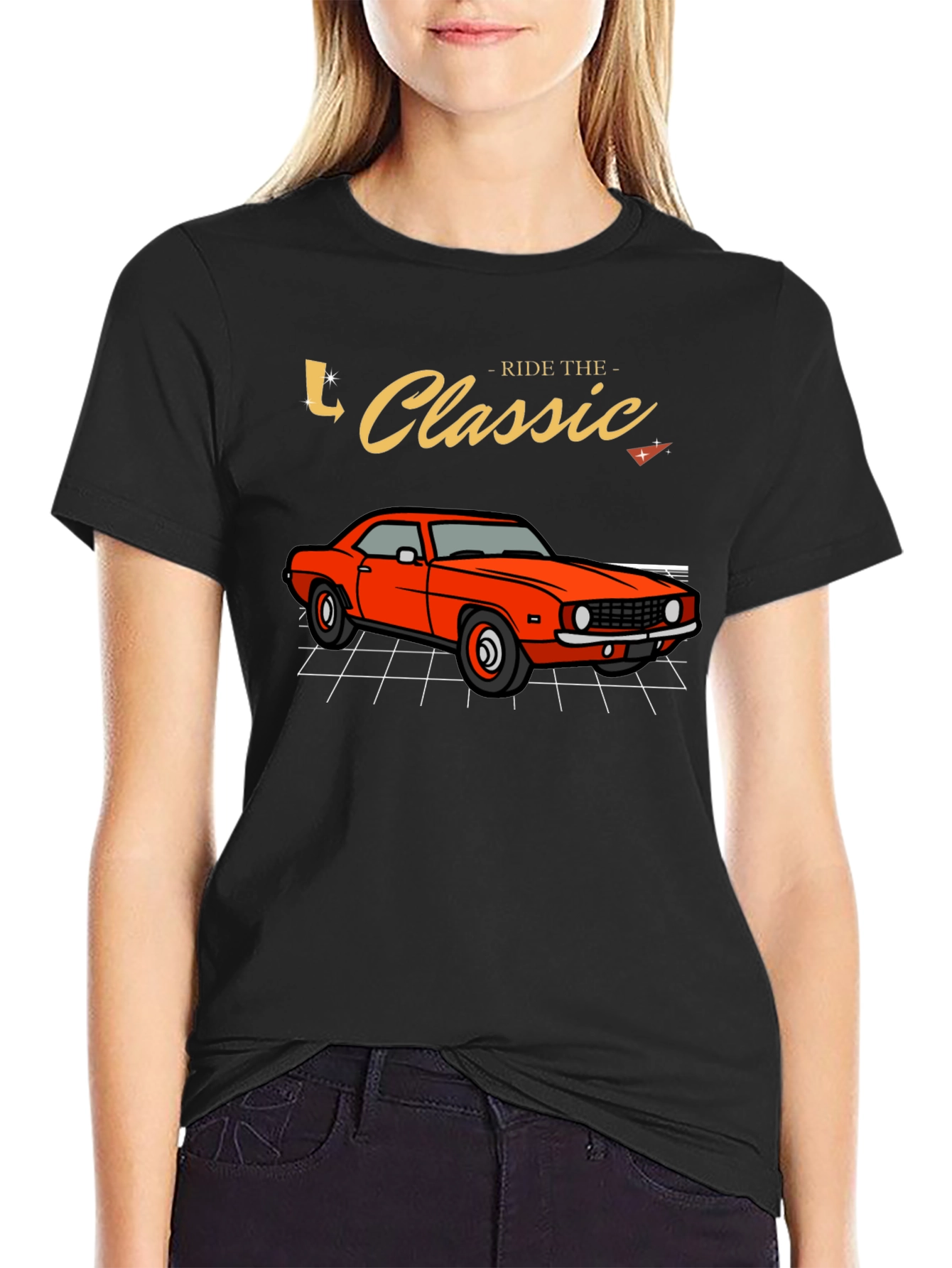 Ride the Classic Car T-Shirt - Retro Style
