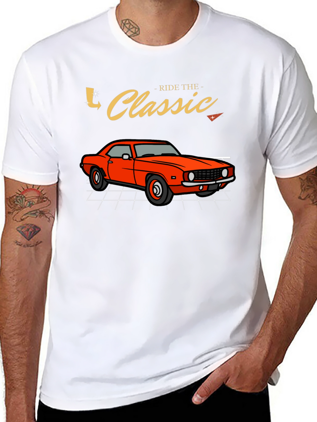 Ride the Classic Car T-Shirt - Retro Style