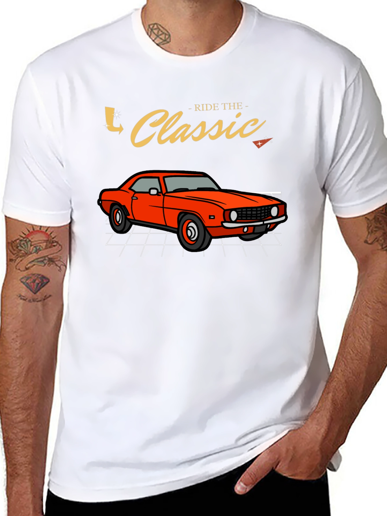 Ride the Classic Car T-Shirt - Retro Style