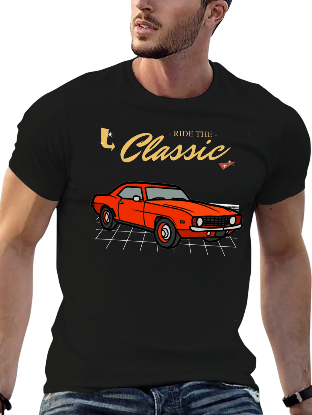 Ride the Classic Car T-Shirt - Retro Style