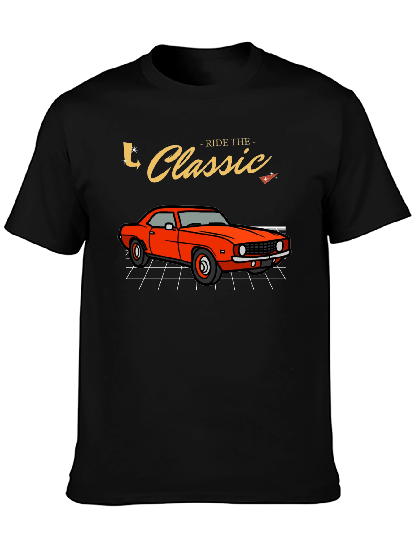Ride the Classic Car T-Shirt - Retro Style