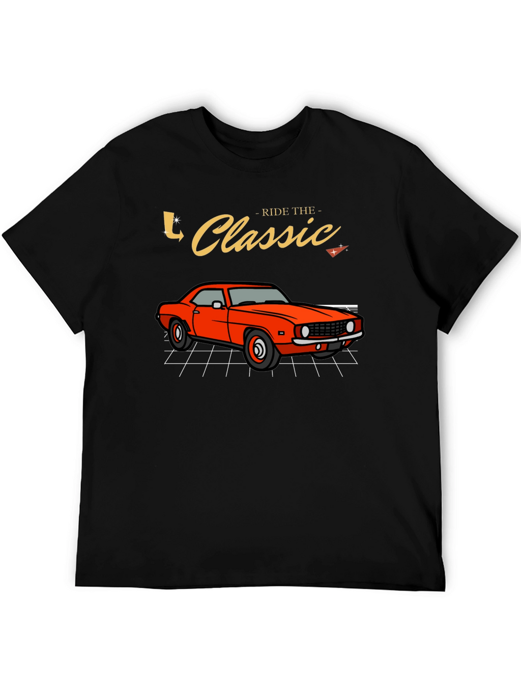 Ride the Classic Car T-Shirt - Retro Style